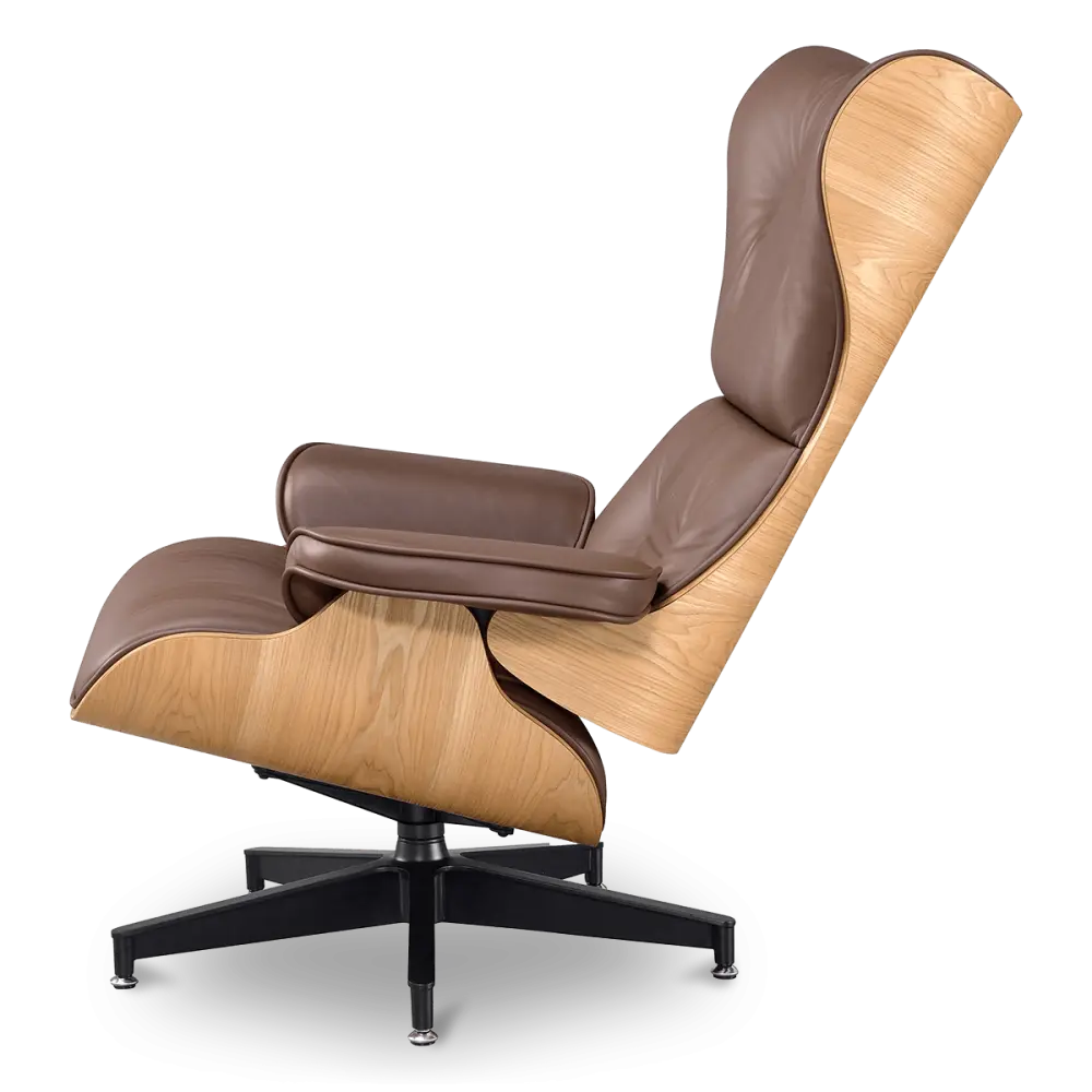 Cavel Lounge Chair Bruin Leer | Essen Schalen