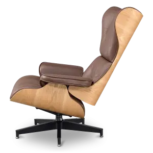 Cavel Lounge Chair Bruin Leer | Essen Schalen