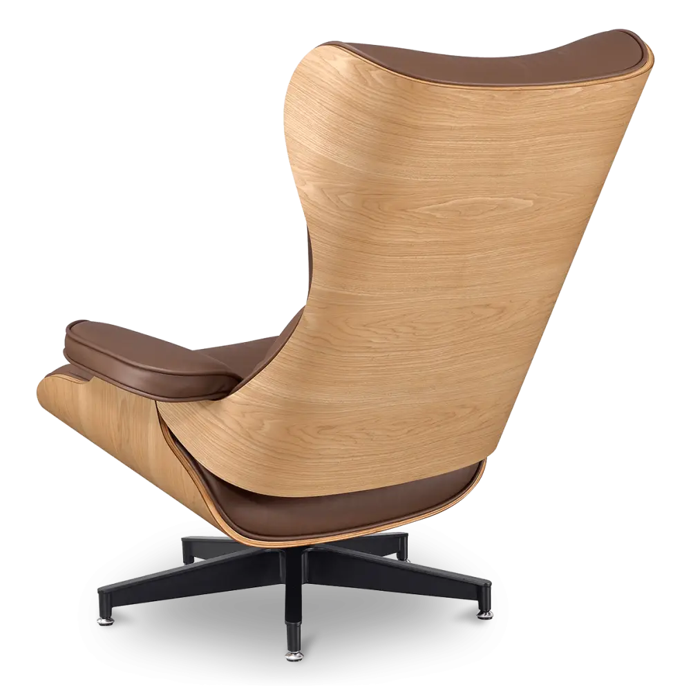 Cavel Lounge Chair Bruin Leer | Essen Schalen