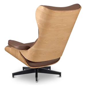 Cavel Lounge Chair Bruin Leer | Essen Schalen