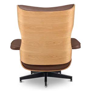 Cavel Lounge Chair Bruin Leer | Essen Schalen