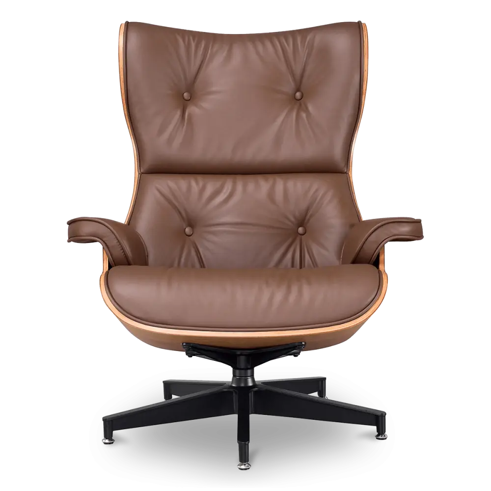 Cavel Lounge Chair Bruin Leer | Essen Schalen