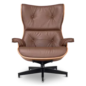 Cavel Lounge Chair Bruin Leer | Essen Schalen