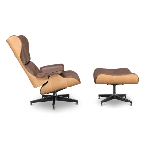 Cavel Lounge Chair Bruin Leer | Essen Schalen