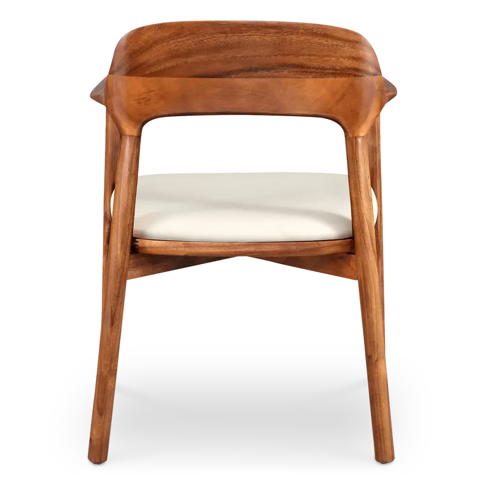Kennedy Eetkamerstoel | Walnoot | Offwhite Zitting