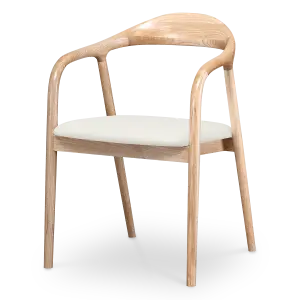 Artson Eetkamerstoel | Essen | Offwhite PU Leer