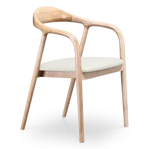 Artson Eetkamerstoel | Essen | Offwhite PU Leer