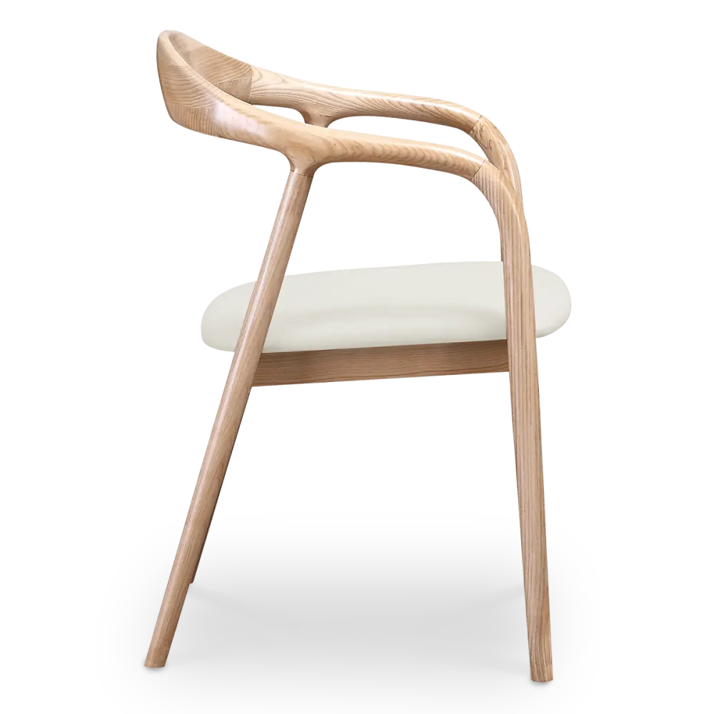 Artson Eetkamerstoel | Essen | Offwhite PU Leer