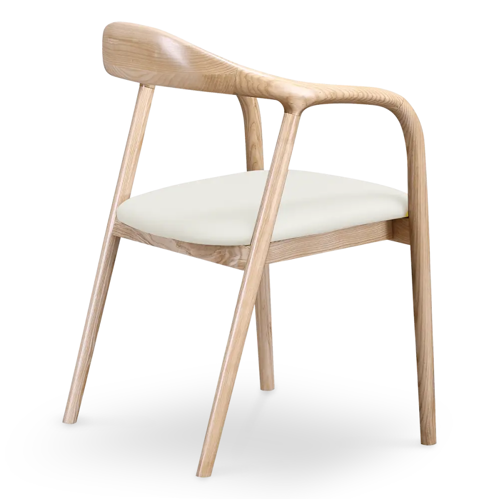 Artson Eetkamerstoel | Essen | Offwhite PU Leer