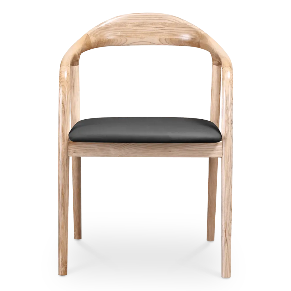 Artson Eetkamerstoel | Essen | Zwart PU Leer
