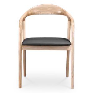 Artson Eetkamerstoel | Essen | Zwart PU Leer