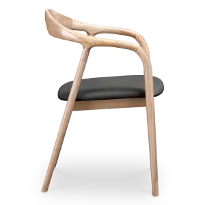 Artson Eetkamerstoel | Essen | Zwart PU Leer
