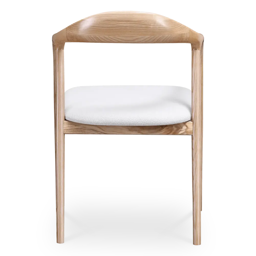 Artson Eetkamerstoel | Essen | Wit Boucle