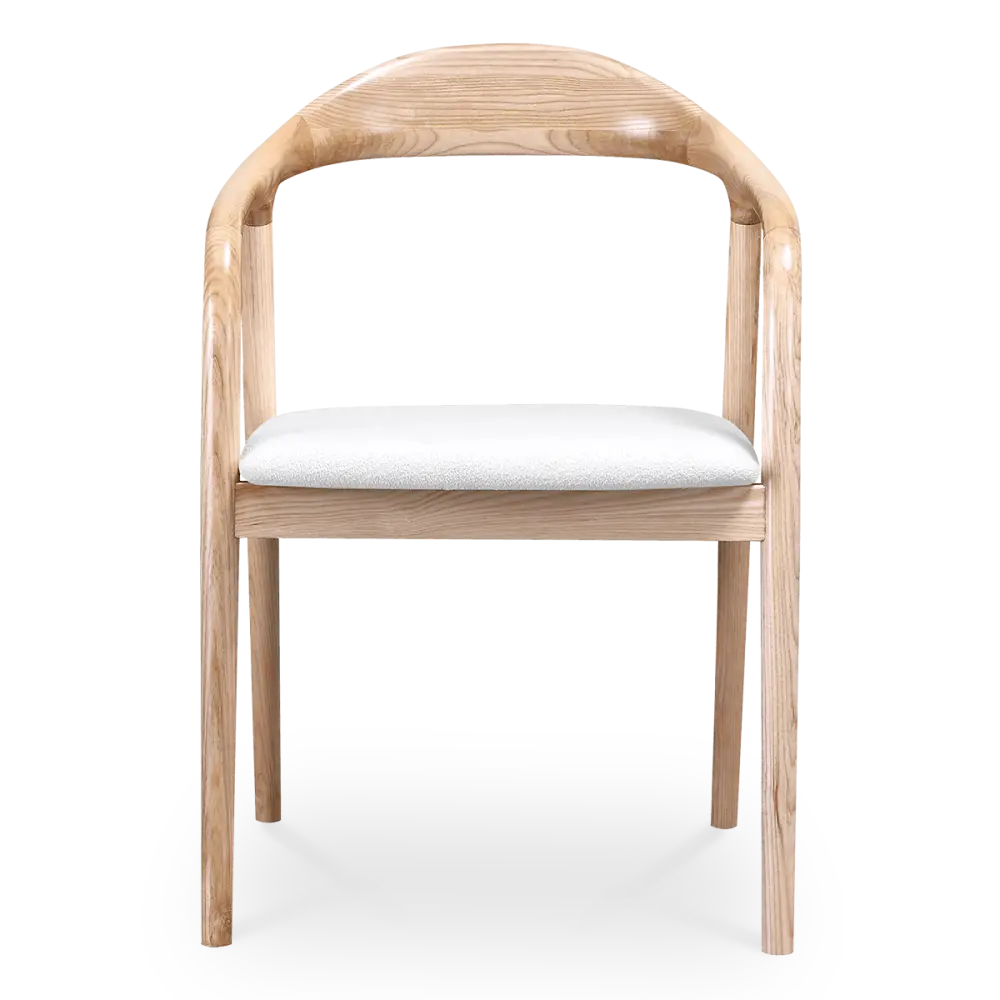 Artson Eetkamerstoel | Essen | Wit Boucle