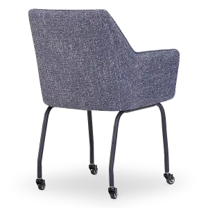Eetkamerstoel Met Wieltjes Till | Blauw