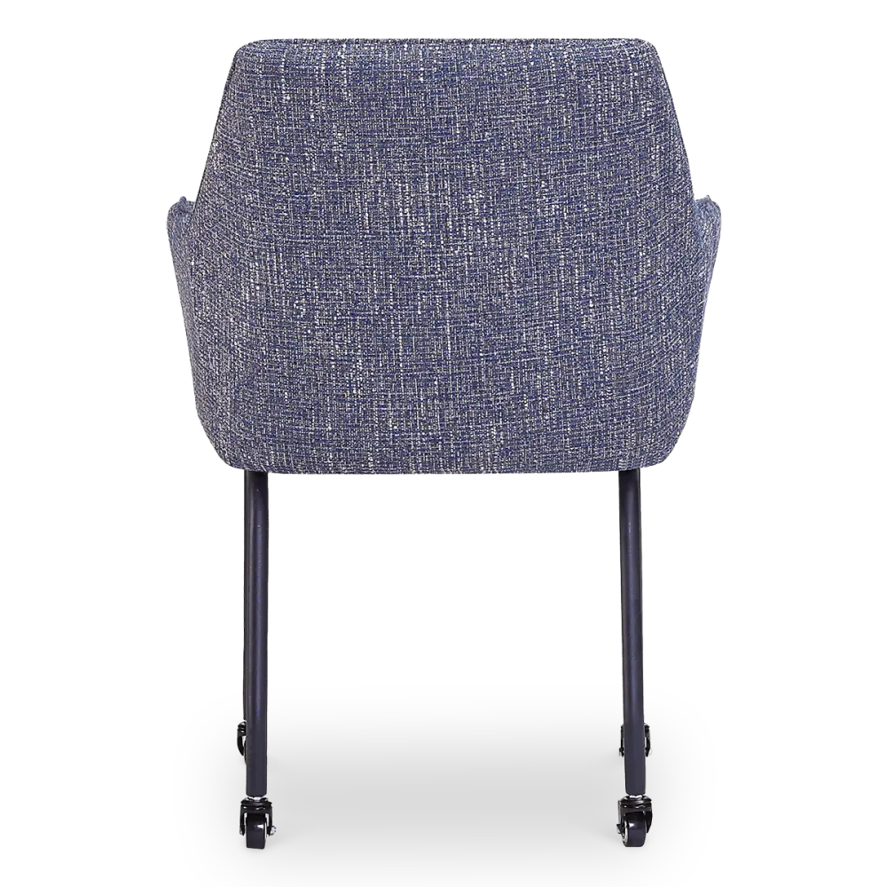 Eetkamerstoel Met Wieltjes Till | Blauw