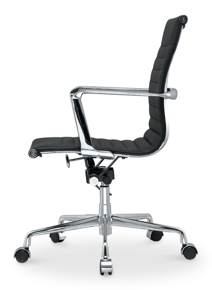 Cavel CD 117 Bureaustoel Zwart Leer