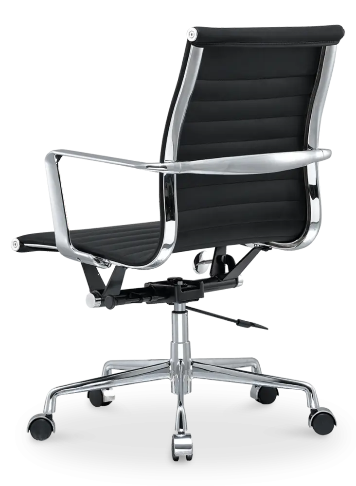 Cavel CD 117 Bureaustoel Zwart Leer