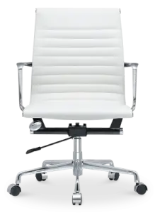 Cavel CD 117 Bureaustoel Wit Leer
