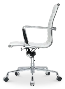 Cavel CD 117 Bureaustoel Wit Leer