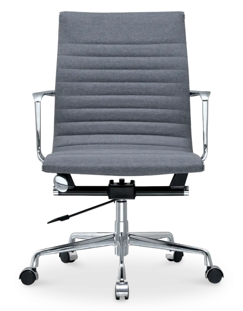 Cavel CD 117 Bureaustoel Grijs Linnen