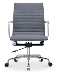 Cavel CD 117 Bureaustoel Grijs Linnen