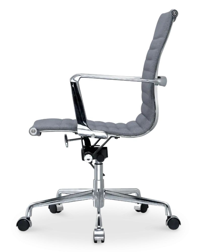 Cavel CD 117 Bureaustoel Grijs Linnen