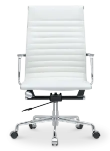 Cavel CD 119 Bureaustoel Wit Leer