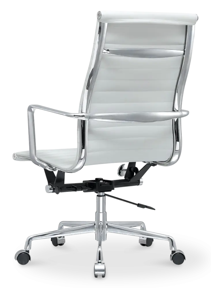 Cavel CD 119 Bureaustoel Wit Leer