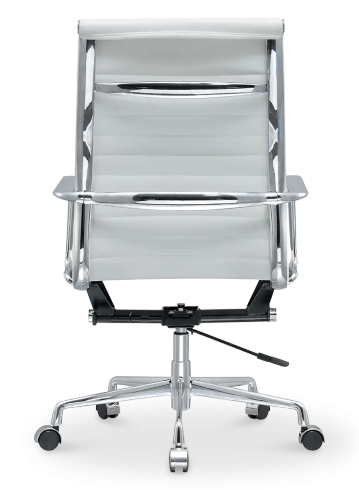 Cavel CD 119 Bureaustoel Wit Leer
