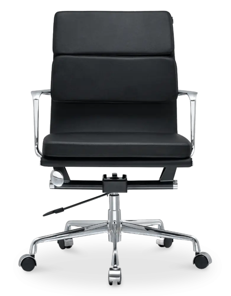 Cavel CD 217 Softpad Bureaustoel Zwart Leer