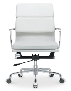 Cavel CD 217 Softpad Bureaustoel Wit Leer