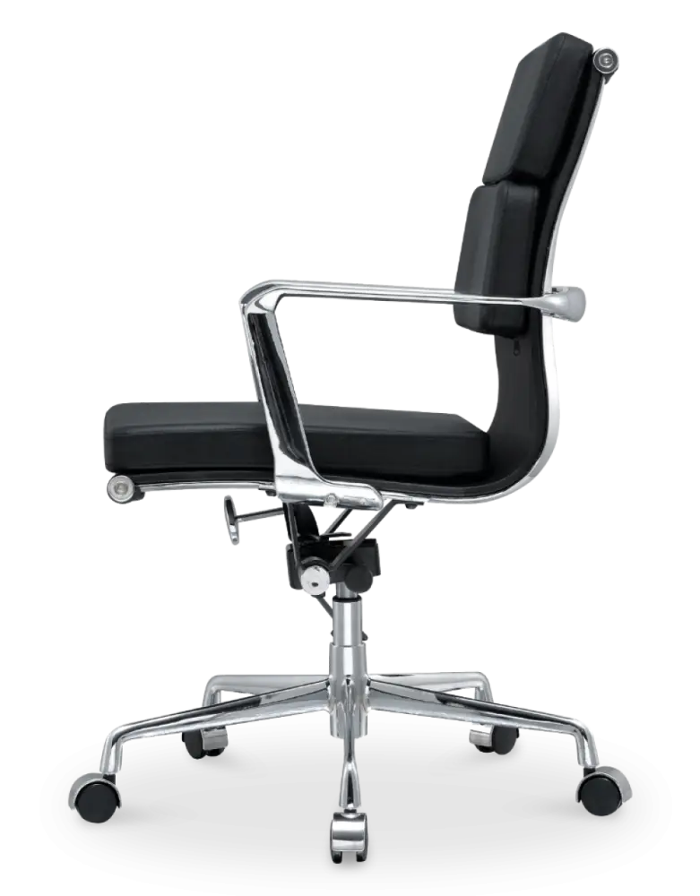 Cavel CD 217 Softpad Bureaustoel Zwart Leer