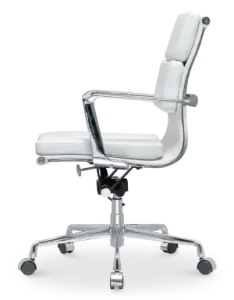 Cavel CD 217 Softpad Bureaustoel Wit Leer