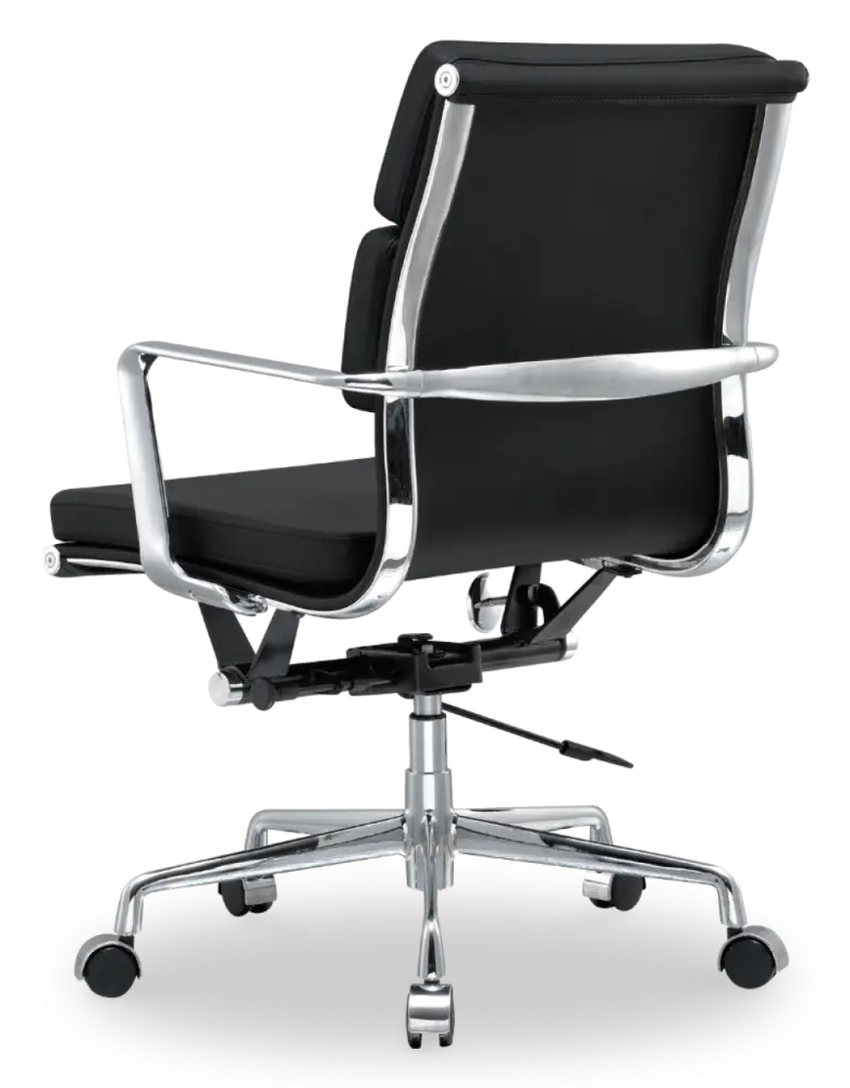 Cavel CD 217 Softpad Bureaustoel Zwart Leer