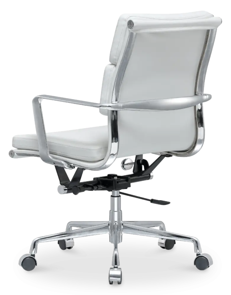 Cavel CD 217 Softpad Bureaustoel Wit Leer