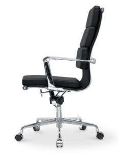Cavel CD 219 Softpad Bureaustoel Zwart Leer