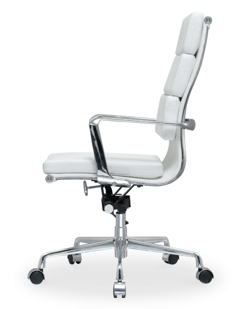 Cavel CD 219 Softpad Bureaustoel Wit Leer