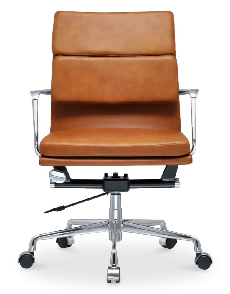 Cavel CD 217 Softpad Bureaustoel Cognac Leer