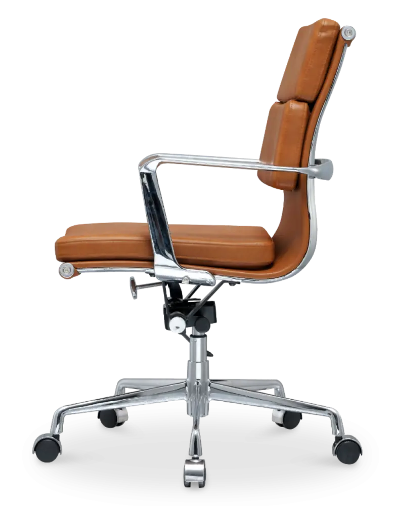 Cavel CD 217 Softpad Bureaustoel Cognac Leer