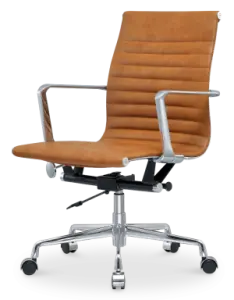 Cavel CD 117 Bureaustoel Cognac Leer