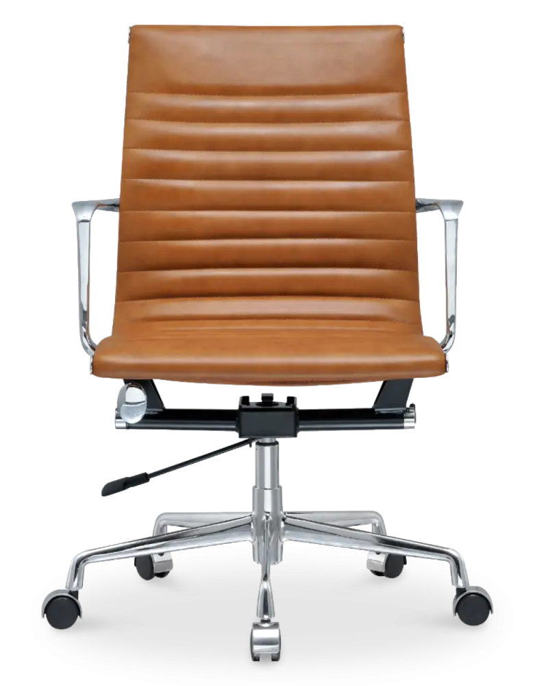 Cavel CD 117 Bureaustoel Cognac Leer