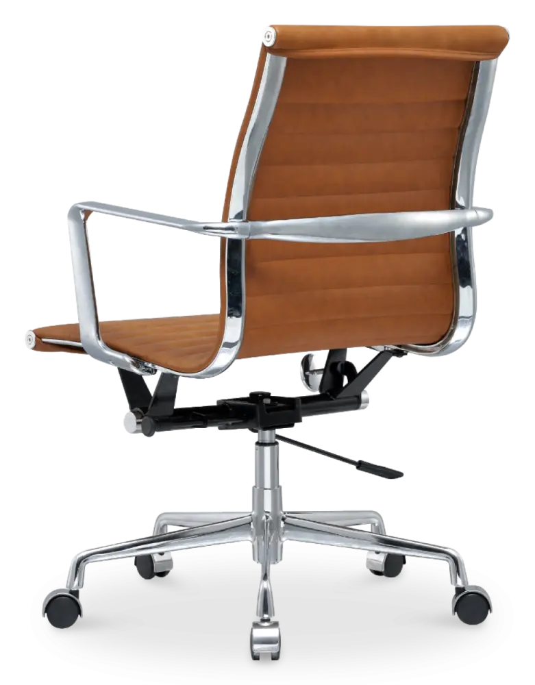 Cavel CD 117 Bureaustoel Cognac Leer