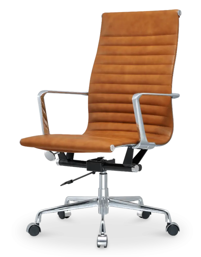Cavel CD 119 Bureaustoel Cognac Leer