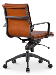 Diamond Softpad Bureaustoel Cognac | Lage Rug