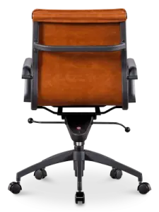 Diamond Softpad Bureaustoel Cognac | Lage Rug