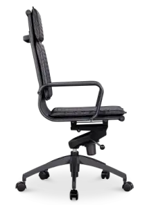 Diamond Softpad Bureaustoel Zwart | Hoge Rug