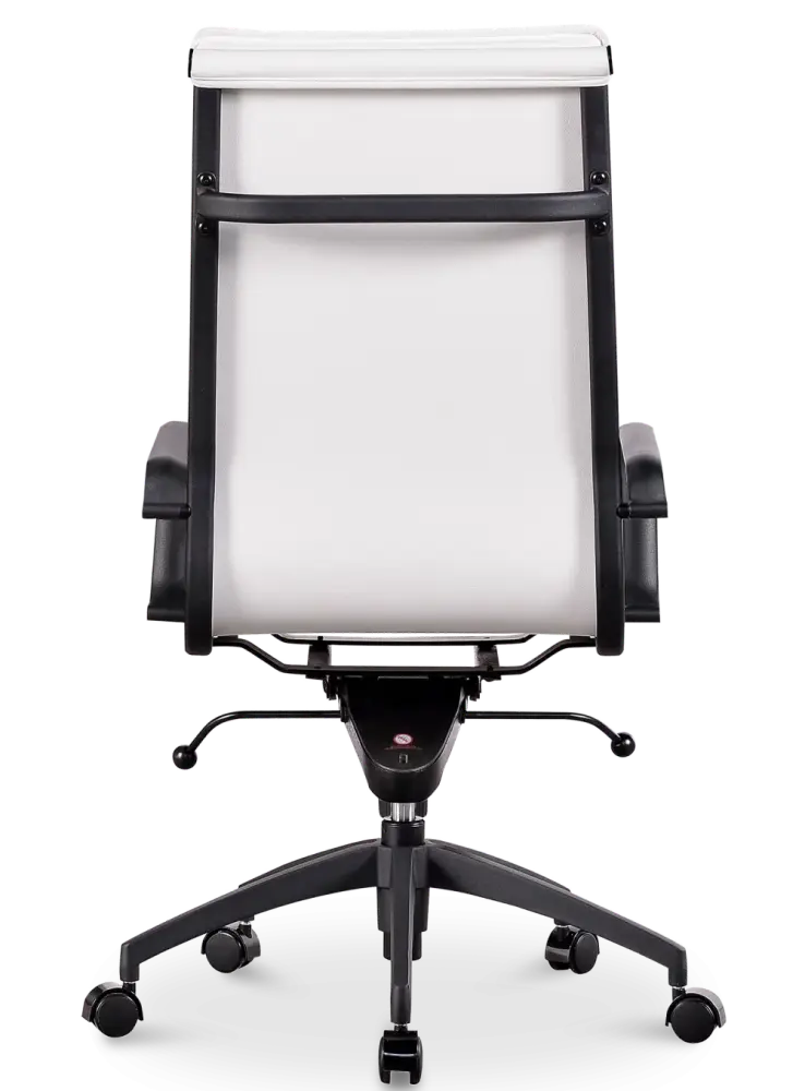 Diamond Softpad Bureaustoel Wit | Hoge Rug