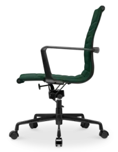 Cavel CD 117 Bureaustoel Groen Linnen | Zwart Frame