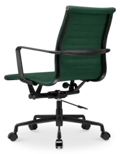 Cavel CD 117 Bureaustoel Groen Linnen | Zwart Frame